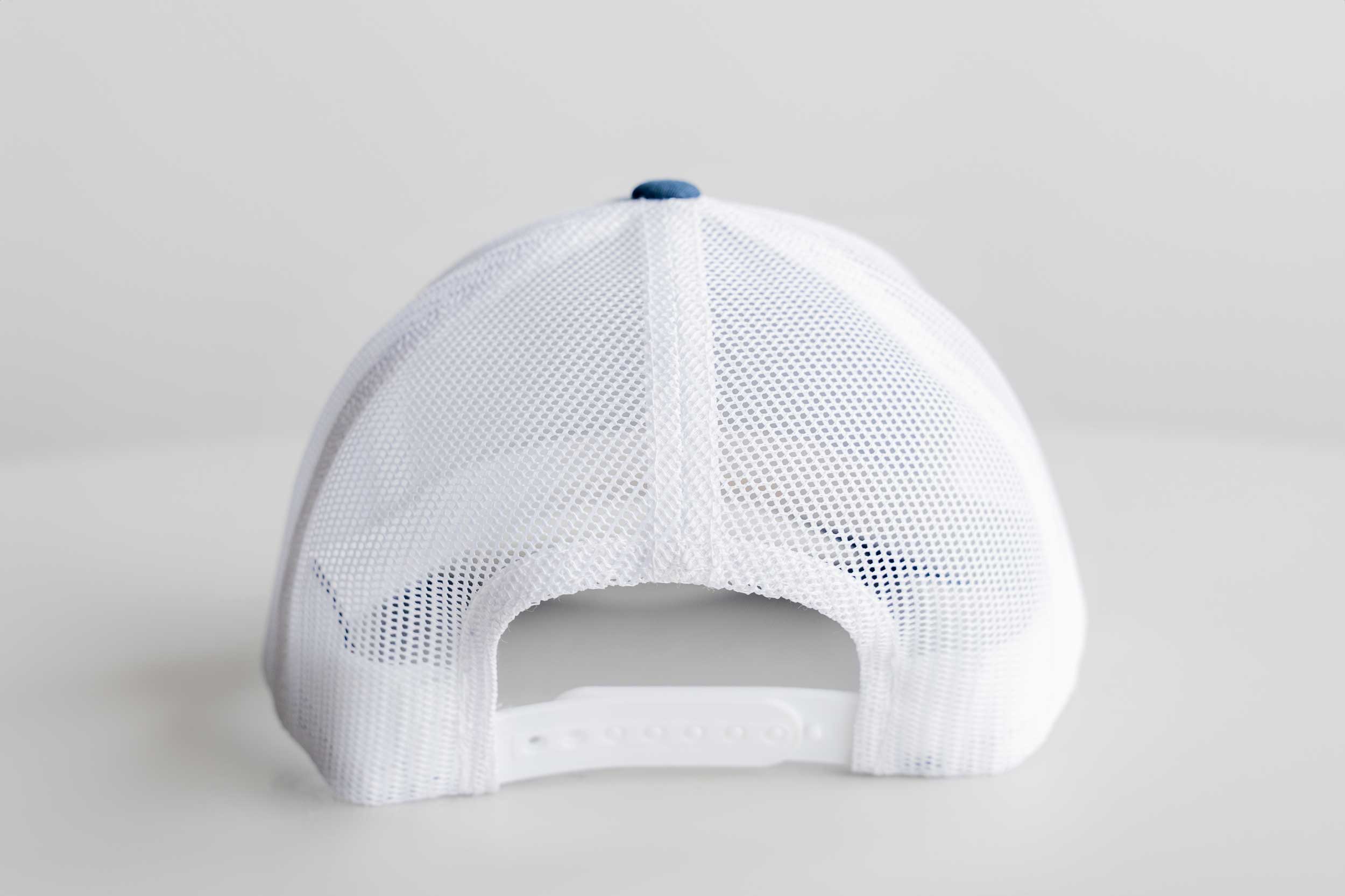 Navy & White Bring It Home Hat (Leather Logo)